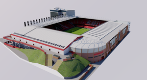 Bramall Lane Stadium - Sheffield England 3D model