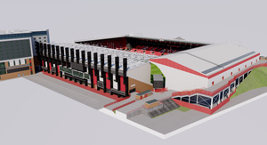 Bramall Lane Stadium - Sheffield England 3D model