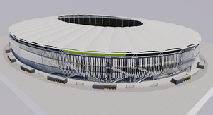 Bukit Jalil National Stadium - Kuala Lumpur Malaysia 3D model