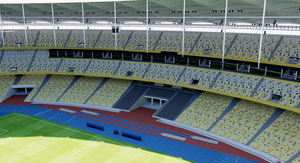 Bukit Jalil National Stadium - Kuala Lumpur Malaysia 3D model