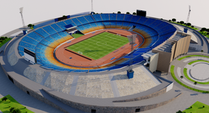 Cairo International Stadium - Egypt  3D model