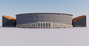 Central Stadium Yekaterinburg - Russia 3D model