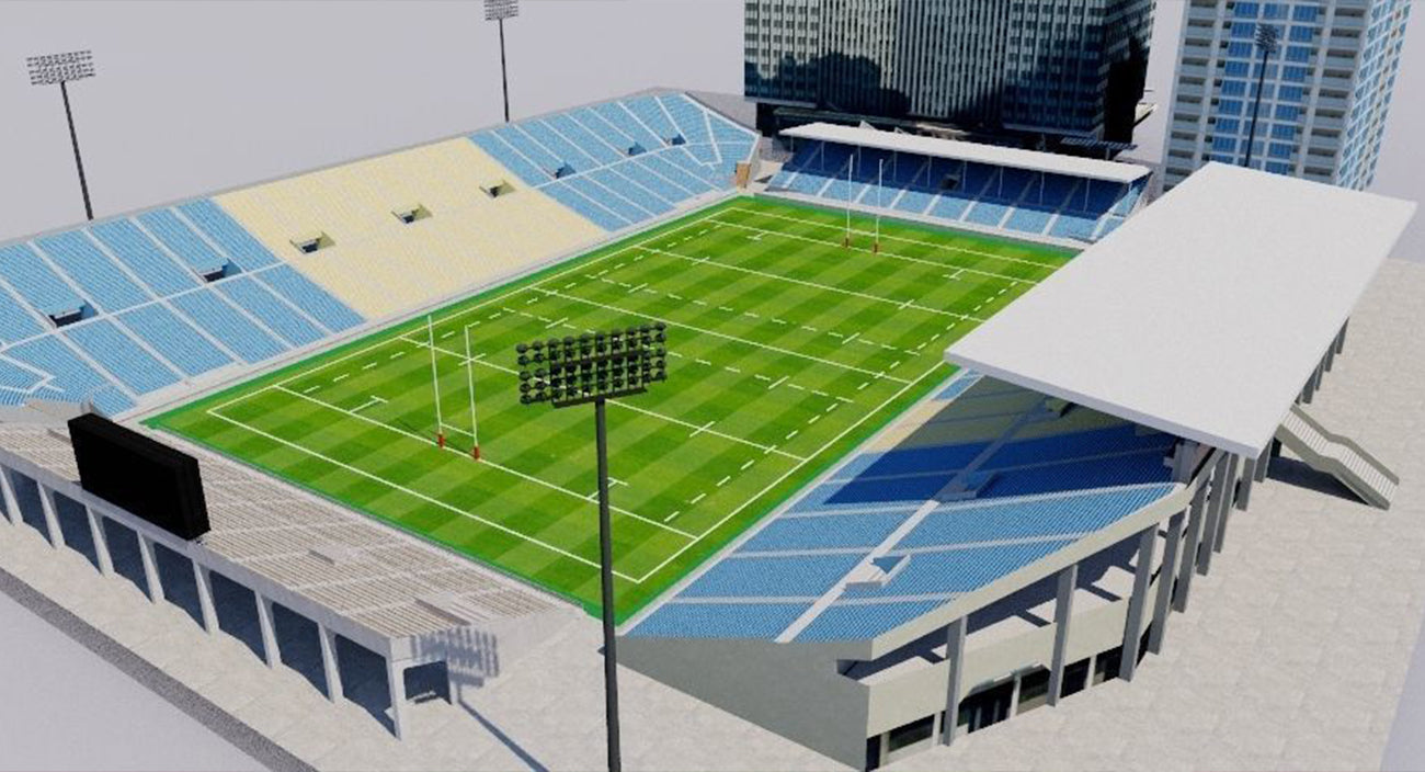 Chichibunomiya Rugby Stadium - Tokyo 3D model