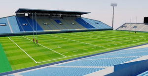 Chichibunomiya Rugby Stadium - Tokyo 3D model