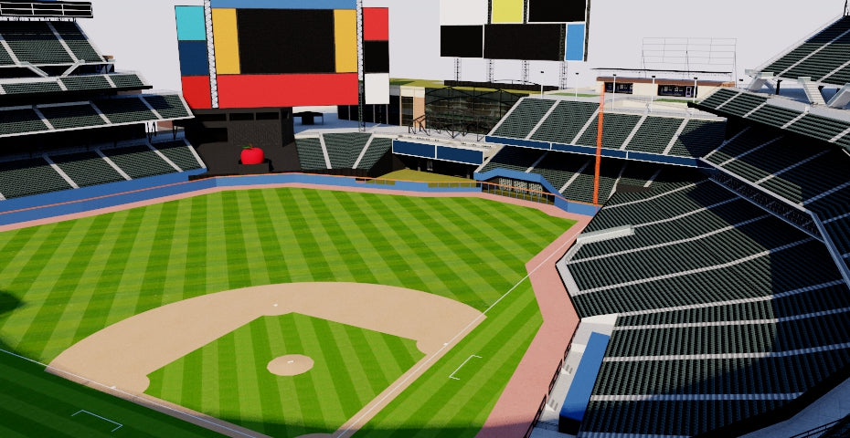 Citi Field - New York Mets Baseball Stadium 3D model – Genius&Gerry
