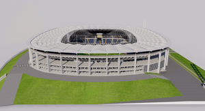 Commerzbank-Arena - Frankfurt - Germany 3D model