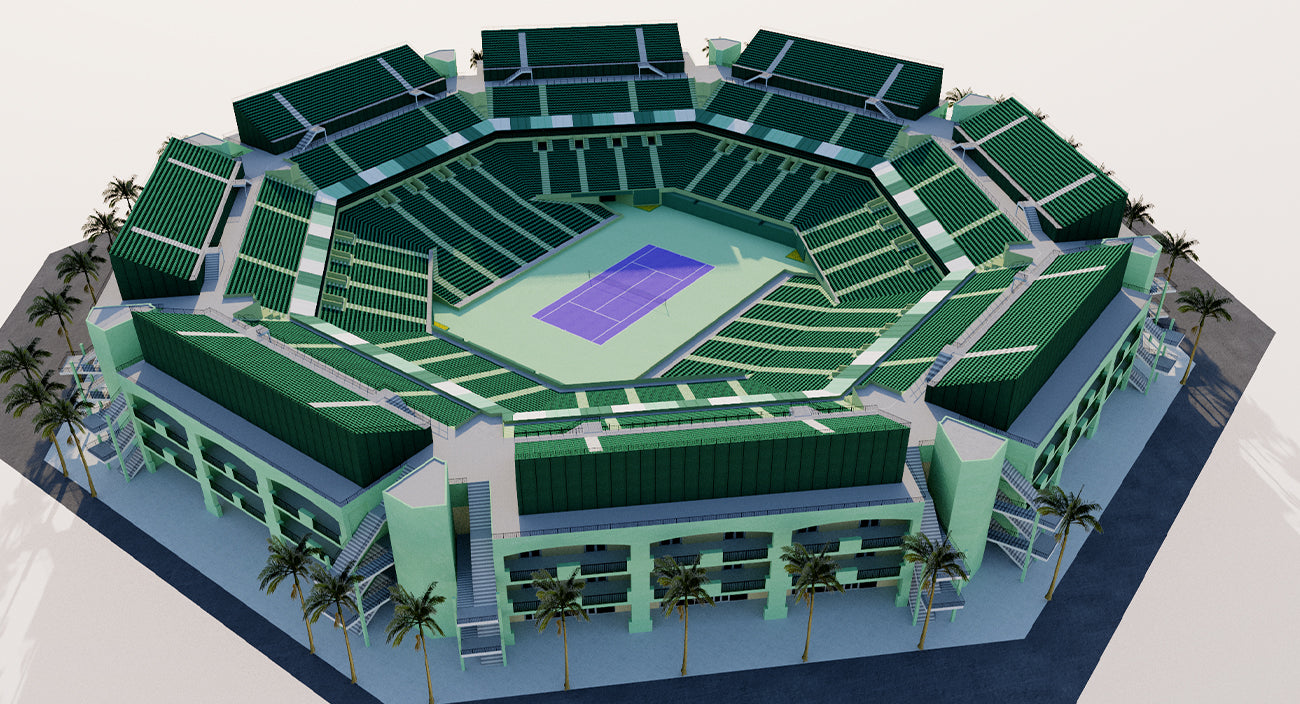 Tennis Center Crandon Park - Miami 3D model