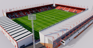 Dean Court Stadium - Bournemouth 3D model