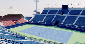 Dubai Tennis Stadium 3D model