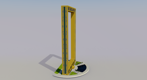 Dubai Frame - UAE 3D model