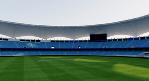 3d stadium Dubai International Cricket Stadium - UAE 3D model
