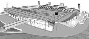 Alfredo Di Stefano Stadium - Real Madrid - Spain 3D model