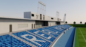 Alfredo Di Stefano Stadium - Real Madrid - Spain 3D model
