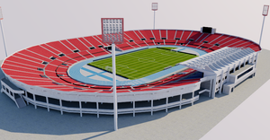 Estadio Nacional de Chile 3D model