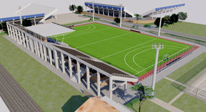 Estadio Nacional de Hockey - Argentina 3D model