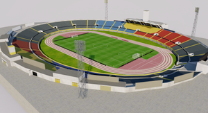 Estadio Olímpico Atahualpa - Ecuador 3D model