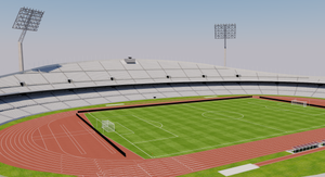 Estadio Olímpico Universitario - Ciudad de México - México 3D model