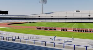 Estadio Olímpico Universitario - Ciudad de México - México 3D model