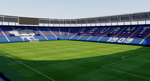 Estadio Ciutat de Valencia - Valencia Spain 3D model