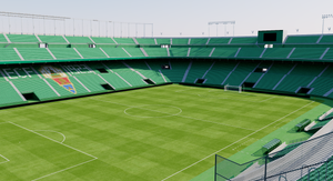 Estadio Manuel Martinez Valero - Elche Spain 3D model