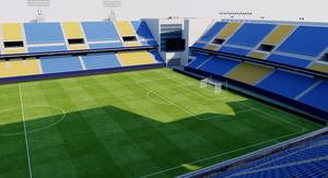 Estadio Nuevo Mirandilla - Cadiz Spain 3D model