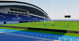 Level5 Stadium - Fukuoka, Japan 3D model