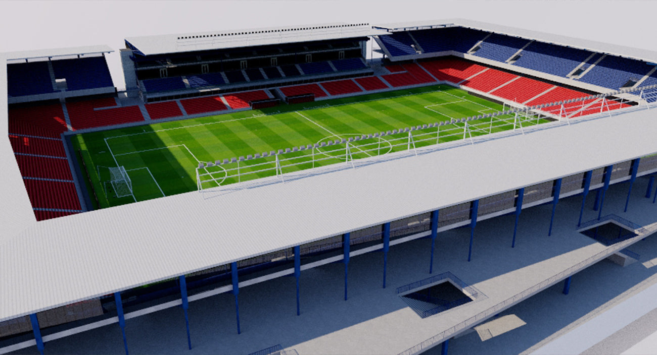 Generali Arena - Letná Stadium - Prague 3D model