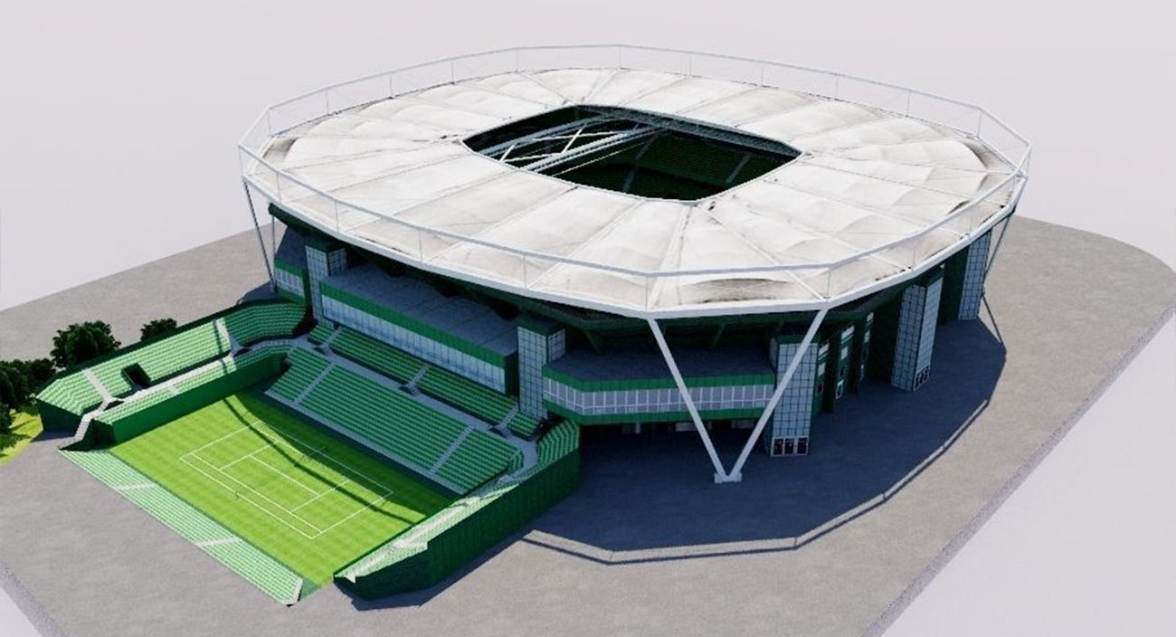 Gerry Weber Stadion - Germany 3D model
