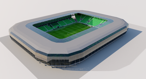 Groupama Arena - Budapest 3D model