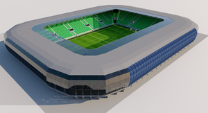 Groupama Arena - Budapest 3D model