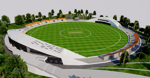 Guanggong International Cricket Stadium - China 3D model