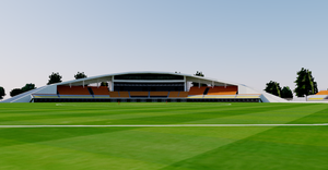 Guanggong International Cricket Stadium - China 3D model