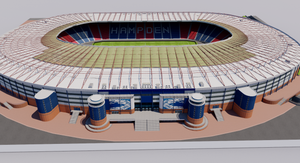 Hampden Park Stadium - Glasgow Scotland 3D model
