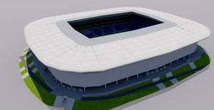 Pre Zero Arena - Hoffenheim Germany 3D model