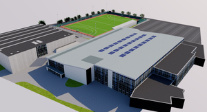 Ireland National Hockey Stadium - Dublin 3D model