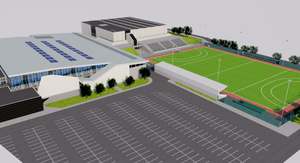 Ireland National Hockey Stadium - Dublin 3D model