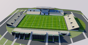 Kamaishi Recovery Memorial Stadium - Japan 3D model