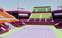 Load image into Gallery viewer, Khalifa International Tennis - Doha, Qatar 3D model
