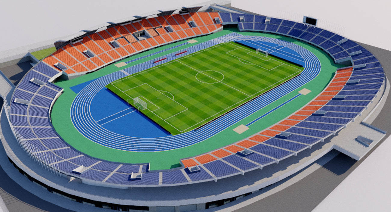 Komazawa Olympic Park Stadium - Tokyo 3D model – Genius&Gerry