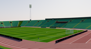 Koševo City Stadium - Sarajevo 3D model
