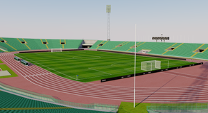 Koševo City Stadium - Sarajevo 3D model