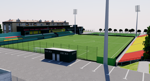 LFF Stadium - Vilnius Lithuania 3D model