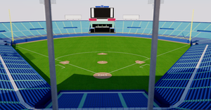 Meiji Jingu Stadium - Tokyo Japan 3D model