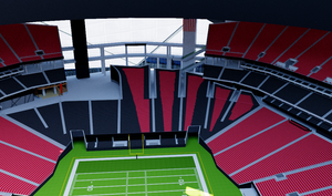 Mercedes-Benz Stadium - Atlanta 3D model