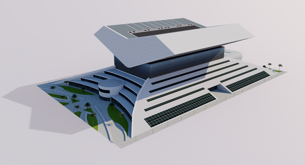 Mohammed Bin Rashid Library - Dubai - UAE 3D model – Genius&Gerry
