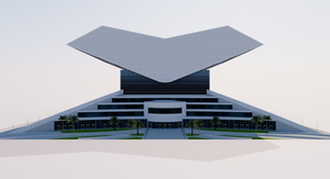Mohammed Bin Rashid Library - Dubai - UAE 3D model