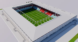 New National Stadium - Luxembourg 3D model