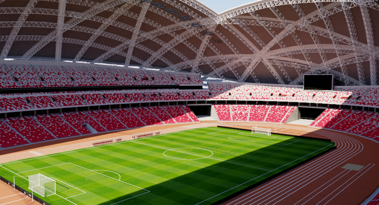 National Stadium Singapore 3D model