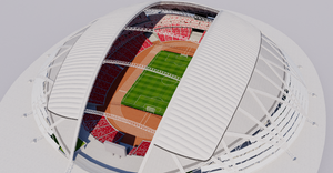 National Stadium Singapore 3D model