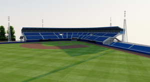 Neptunus Familiestadion - Rotterdam Netherlands 3D model
